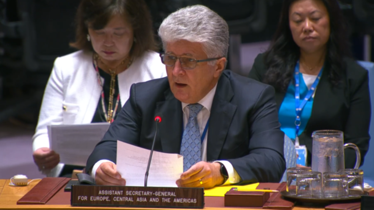 Assistant Secretary-General for Europe, Central Asia and the Americas Miroslav Jenča