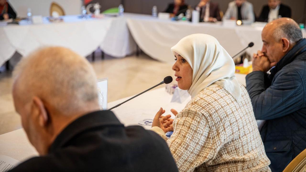 Deliberations among members of the Governance track in the Structured Dialogue