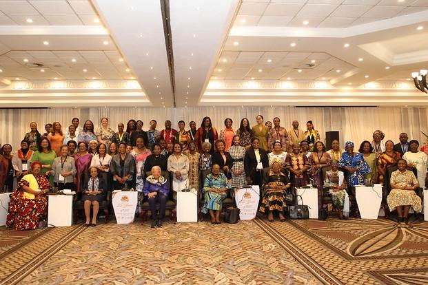 Women leaders from across the continent share experiences during the Information Sharing Session