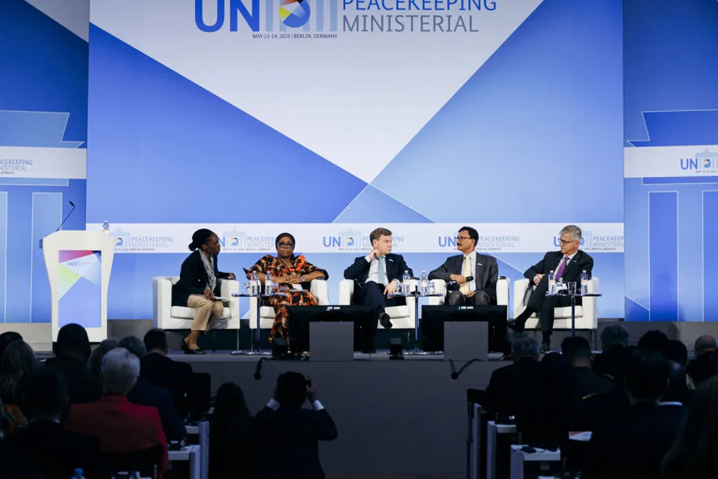 High-level session, 2025 UN Peacekeeping Ministerial in Berlin, Germany, 13 May 2025. ©AAphotothek.de High-level session, 2025 UN Peacekeeping Ministerial in Berlin, Germany, 13 May 2025